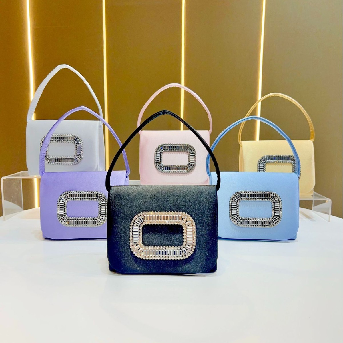 Tas Tangan Persegi Mini Mewah  - Tassel Fringe Trim ulasan dan harga