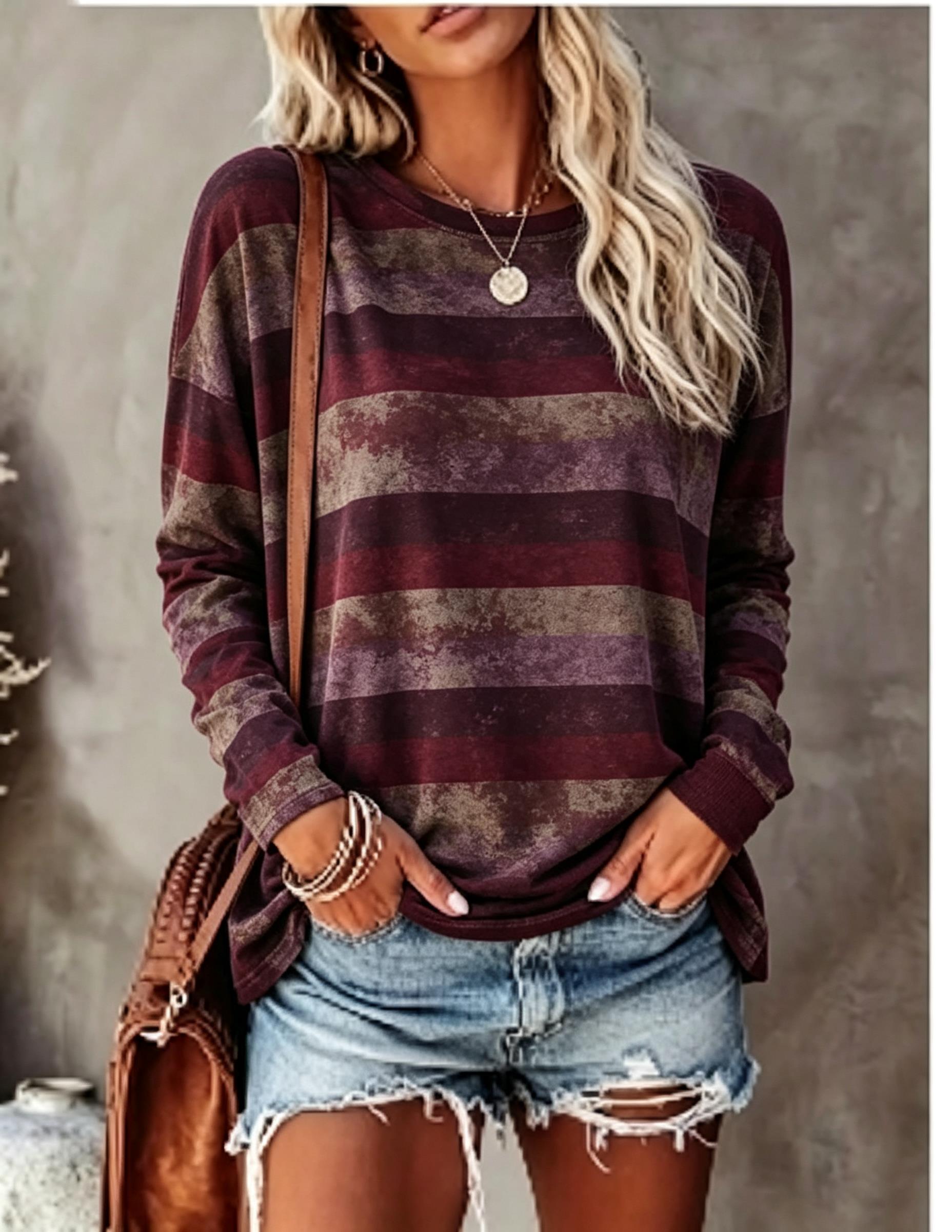 Kaos Lengan Panjang Wanita, Mo - Embellish Knit ulasan dan harga