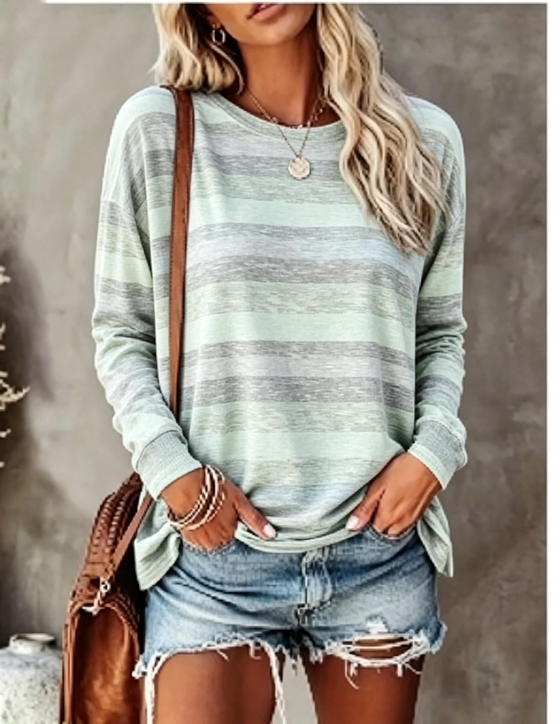 Kaos Lengan Panjang Wanita, Mo - Embellish Knit ulasan dan harga