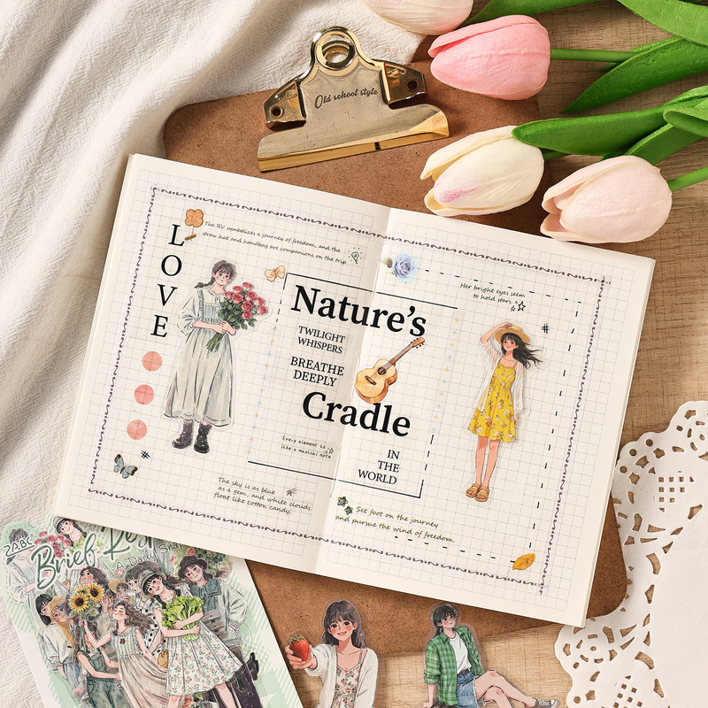 15Pcs Paket Stiker Karakter Wa - Embellishments For Scrapbooking ulasan dan harga
